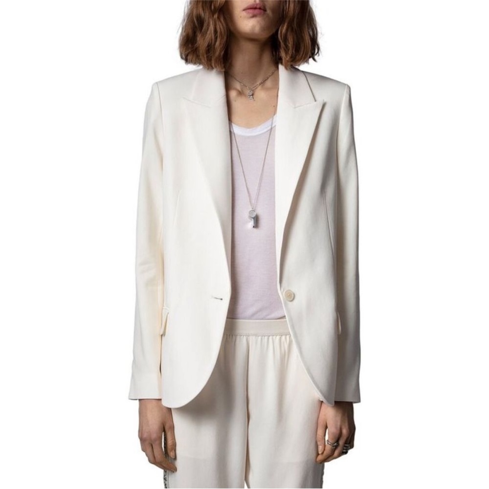 Zadig & Voltaire Voyage Crepe Blazer NEW